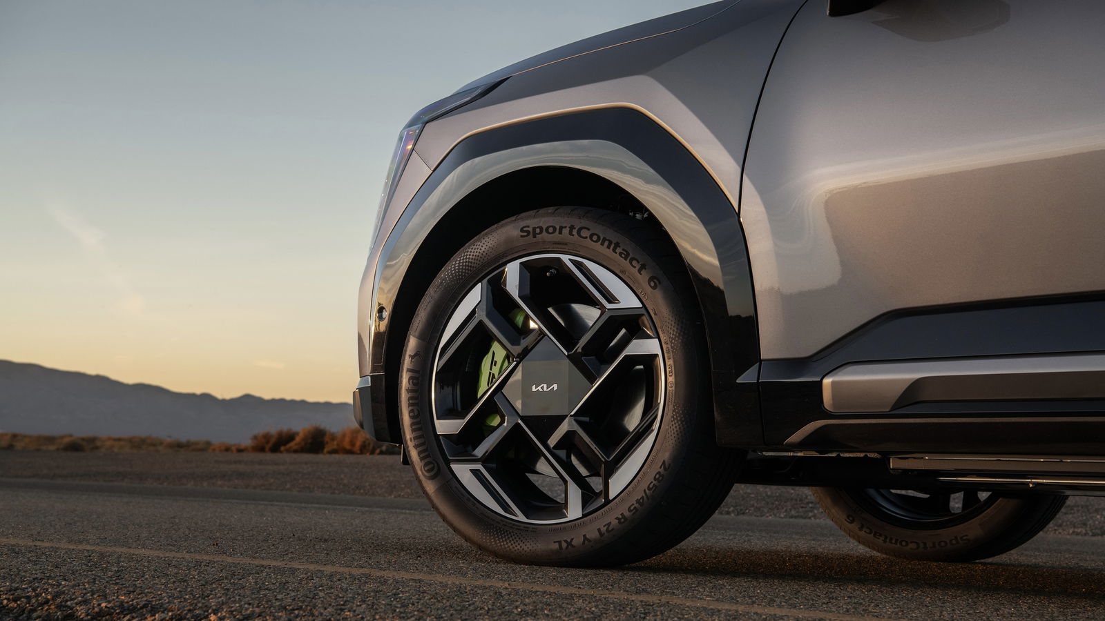 Kia EV9 GT - wheel detail